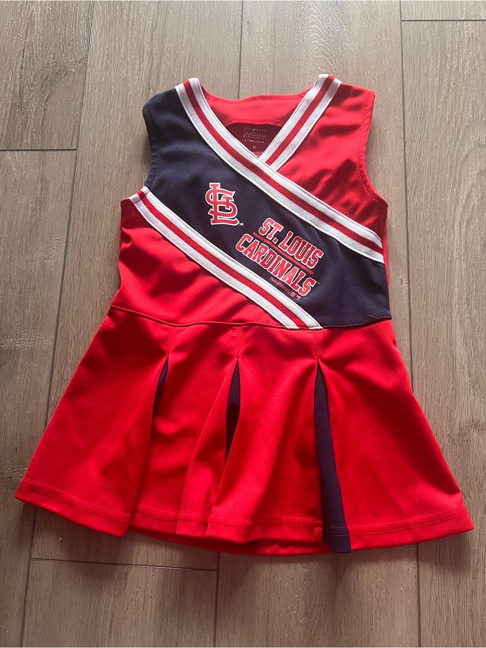 MLB St. Louis Cardinals Girls Cheer Dress 3T